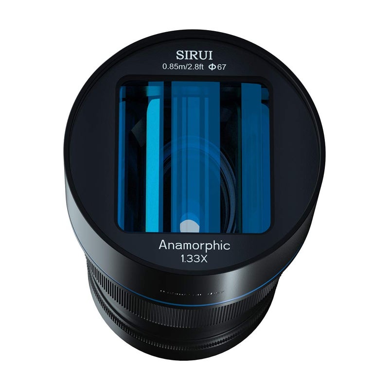 sirui عدسة SIRUI 50 مم F1.8 1.33X أنامورفية لقاعدة MFT، توهج أزرق - Image 2
