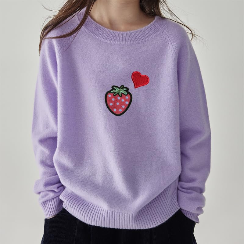 N/M 2-Pack Lovely Strawberry Cute Fruit Embroidered Iron on Patch Sweet Applique Badge - Image 3