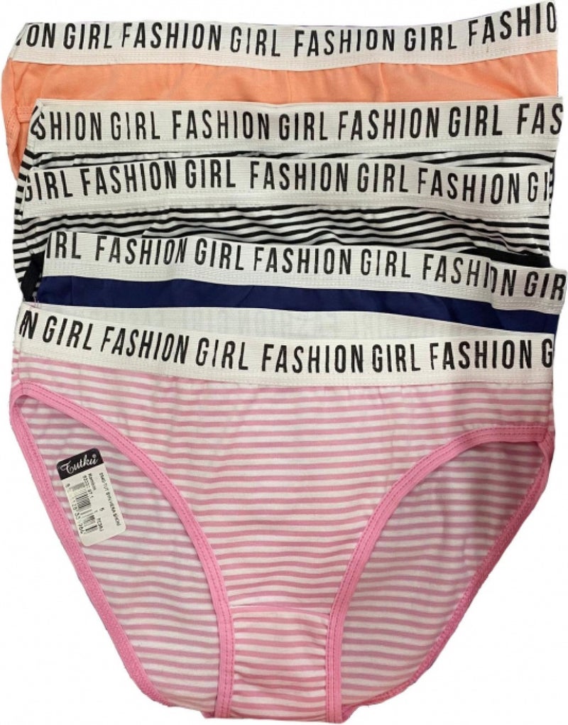 Tutku 12 Pieces Banded Bikini Panties 