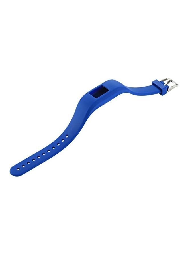 NIBEMINENT Silicone Watchband for Garmin Vivofit 3 Smart Watch Length 24.2cm Dark Blue - Image 3