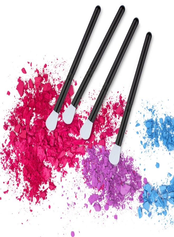 Urtlia 4Pcs Extension Eyelash Shampoo Brushes Cleansing，Urtlia Fluffy Lash Eye Shadow Wash Makeup Brush Set - Image 4