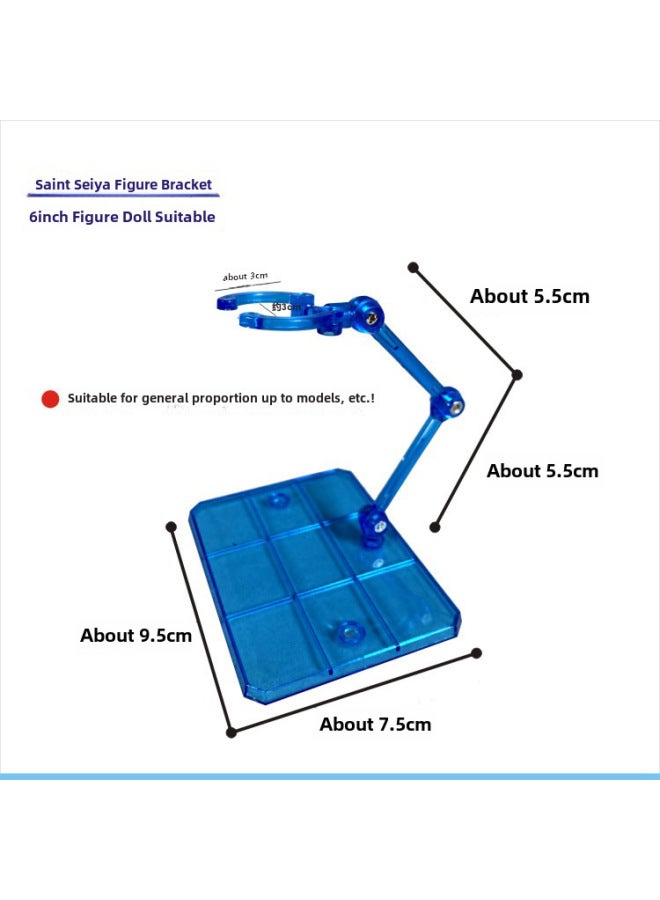 Xingdao Supply Robot Soul Shf Suitable For Gundam Model Bracket Anime Hand Office-Color:XH-475: Soul Bracket Transparent Blue - Image 4