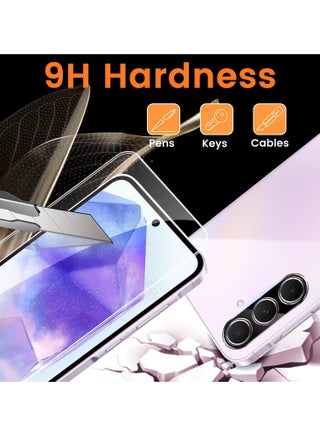 واقي شاشة 2 في 1 وواقي كاميرا لهاتف Samsung Galaxy A56 - درع شفاف عالي التغطية الكاملة للحماية من الخدوش والصدمات - view 2