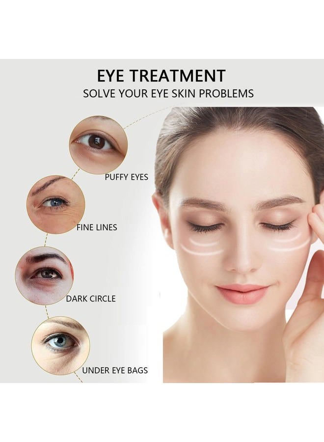 Fovcos Professional Caffeine Eye Masks, Under Eye Patches for Puffy Eyes, Eye Masks for Dark Circle, Wrinkles and Fine Lines, Rejuvenating and Refreshing Eye Masks with Caffeine - Image 3