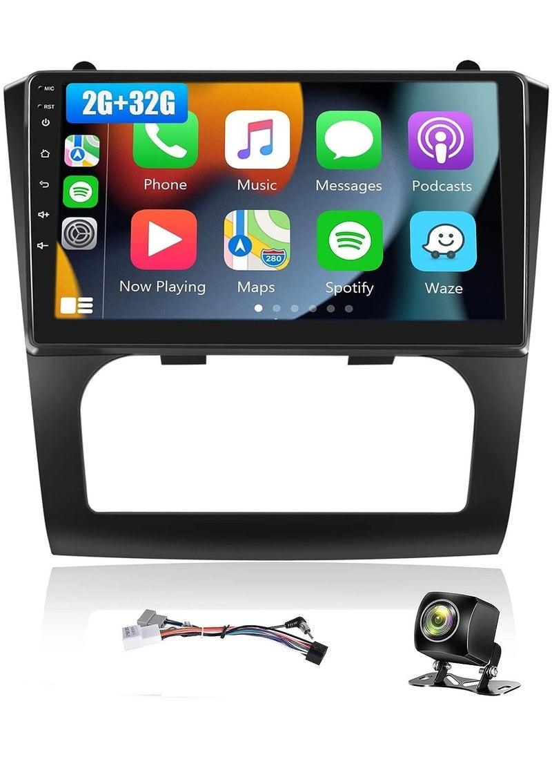 SHEZA STAR Android Screen For Nissan Altima 2008 To 2012 4GB RAM 64GB ROM Support Apple Carplay Android Auto Full HD Touch Screen built In Bluetooth USB Radio WiFi Play Store Backup Camera include(Automatic AC)  - Image 1