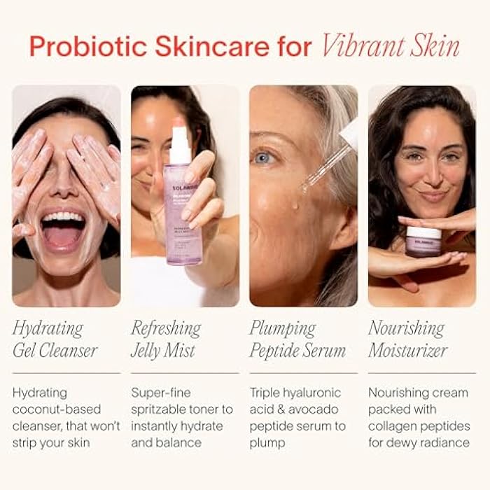 Solawave Probiotic Korean Cloud Cream Moisturizer with Peptides & Hyaluronic Acid | Solabiome Prebiotic Barrier Boosting Complex – Skincare for Aging & Dryness, 1.7 Oz. - Image 5