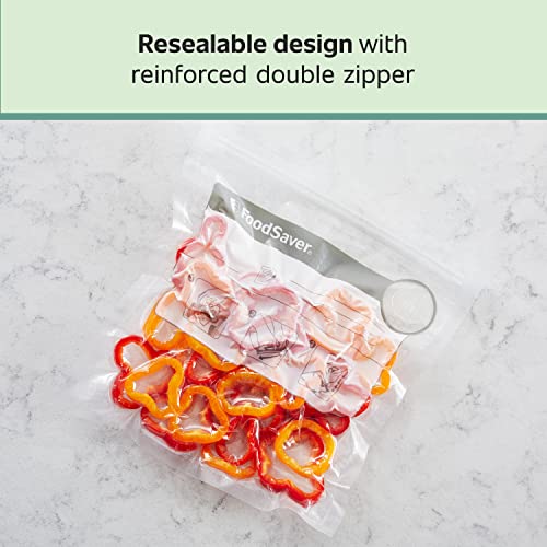 FoodSaver 1-Quart BPA-Free Multilayer Construction Vacuum Zipper Bags - Image 3
