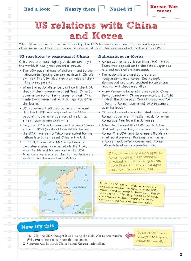 null - Pearson REVISE AQA GCSE (9-1) History Conflict and tension in Asia Revision Guide and Workbook: for home learning, 2022 and 2023 assessments and exams - Image 1