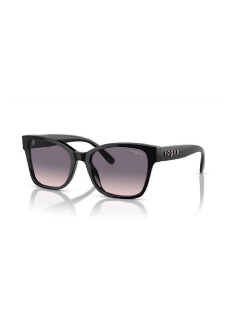 Full-Rimmed  Rectangular Sunglasses 5534SI,53, W44,36