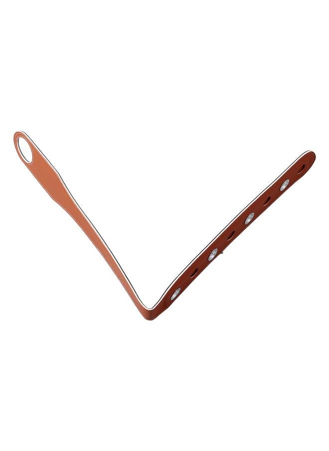 Thoraya - Cello End Pin Holder Strap Leather Cello Endpin Anchor Non Slip Strap for Practice and Performance Brown - Image 1