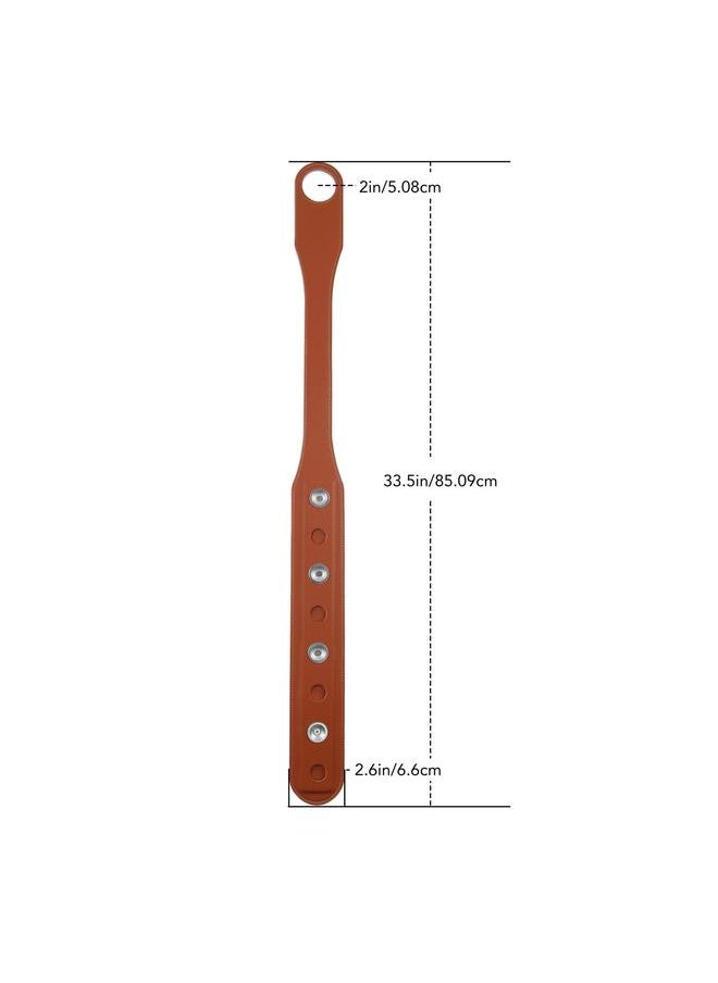 Thoraya - Cello End Pin Holder Strap Leather Cello Endpin Anchor Non Slip Strap for Practice and Performance Brown - Image 1