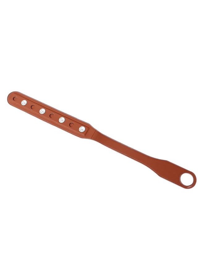 Thoraya - Cello End Pin Holder Strap Leather Cello Endpin Anchor Non Slip Strap for Practice and Performance Brown - Image 1