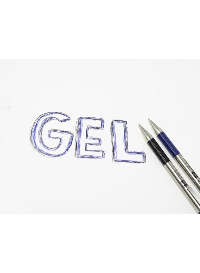 Zebra Pen G-301 Retractable Gel Ink Pen, Stainless Steel Barrel, Medium Point, 0.7mm, Black Ink, 1-Pack - Image 3