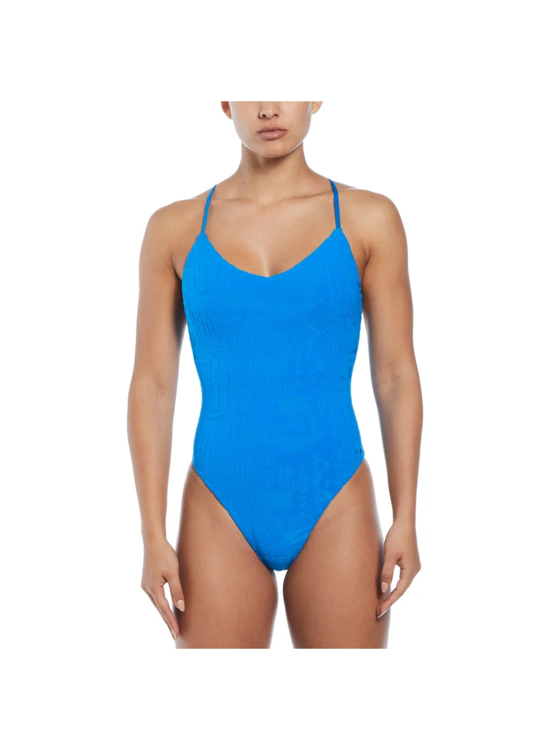Nike Women's Swim Retro Flow T-Back One-Piece Swimsuit