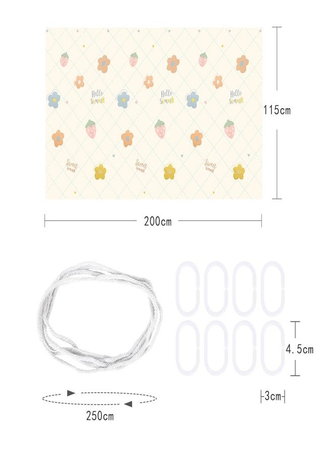 Ibluelover Bottom Home Dorm Bed Curtains Students Blackout Single Bed Cloth Canopy Privacy Underbed Curtains Dustproof Bunk Bedding Tent Curtains - Image 5