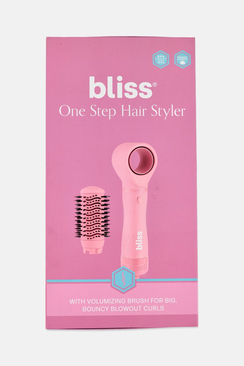 BLISS أداة تصفيف الشعر بخطوة واحدة، وردي - Image 1