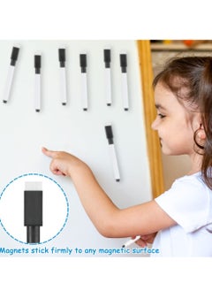 Excefore Whiteboard Markers - 20pcs Magnetic Dry Erase Pens with Eraser Cap - Fine Tip Whiteboard Pens for Kids - Convenient & Quick to Use - Ideal for School & Office (Black)  - Image 5