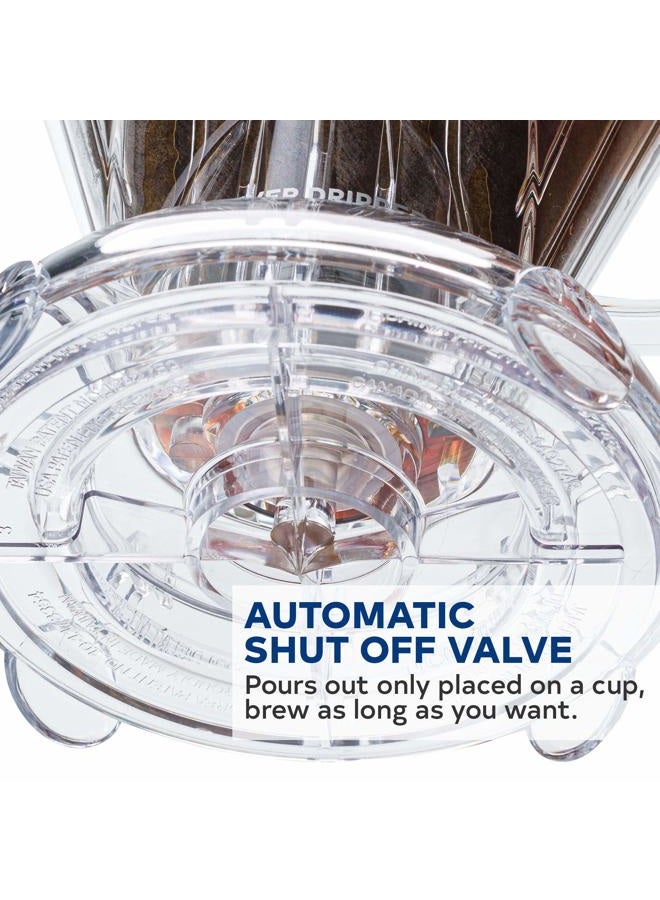 clever Coffee Dripper and Filters, Large 18 oz (Royal Blue)| Barista's Choice| Safe BPA Free Plastic|Includes 100 Filters - Image 5