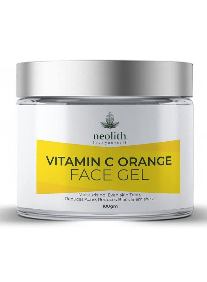 NEOLITH Vitamin C Orange Face Gel Gel Scrub Oil Control ;; Hydrating ;; Refreshing ;; Cooling ;; Moisturizing ;; Skin Brightening Polishing ;; 100 Gm  - Image 2
