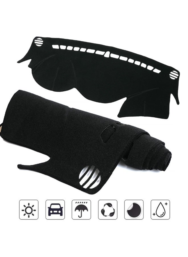 KGL BROSISS Dashboard Cover Mat for Hyundai Sonata 2011-2014 – Custom Fit Anti-Slip UV & Heat Resistant Dash Protector, Anti-Glare Dashboard Carpet, Prevents Cracks & Fading - Image 4