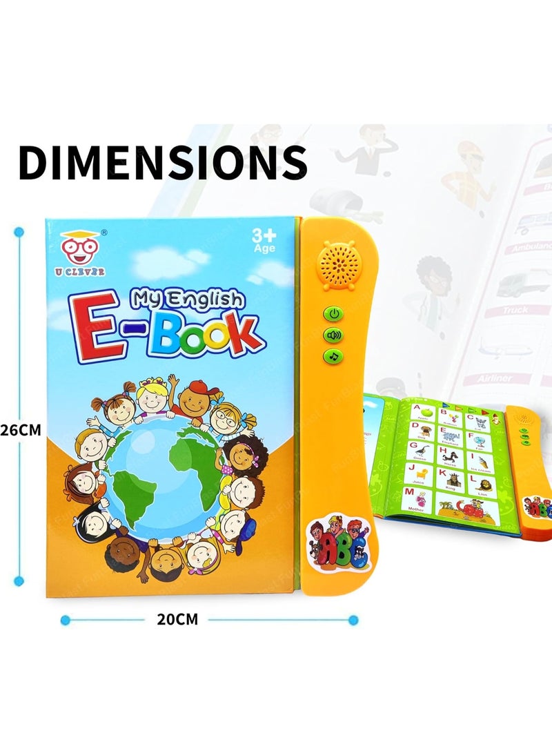 My English E-Book Interactive Musical Educational Learning Book for Kids 3+ Years, Multicolor - Image 5