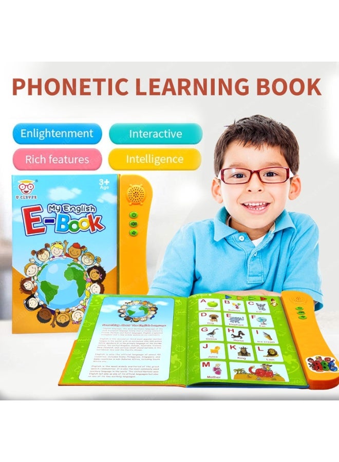 My English E-Book Interactive Musical Educational Learning Book for Kids 3+ Years, Multicolor - Image 2