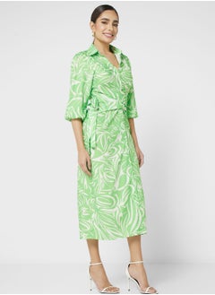ELLA Printed Shift Dress  - Image 1
