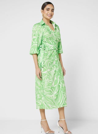 Floral Green Midi Dress - pzsku/Z30BD1C6D089C15B444E9Z/45/1746429672/7a8cdb06-6d9e-4616-8efc-90b9a5f89276