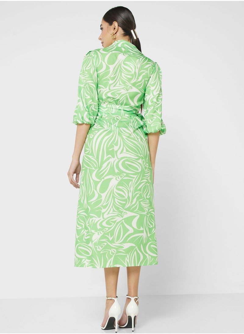 ELLA Printed Shift Dress  - Image 2