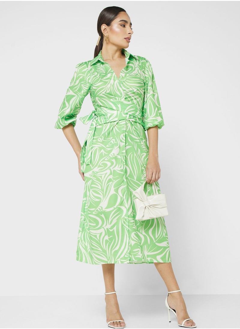 ELLA Printed Shift Dress  - Image 4