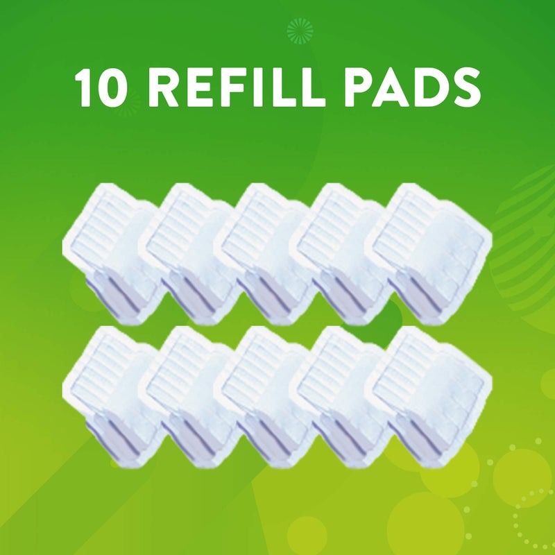 Scrubbing Bubbles Flushable Toilet Bowl Wand Cleaner Refills, Fresh Brush Cleaner Toilet Refill Pads, Removes Limescale & Odors, Citrus Scent, 10 Count (Pack of 1) - Image 2