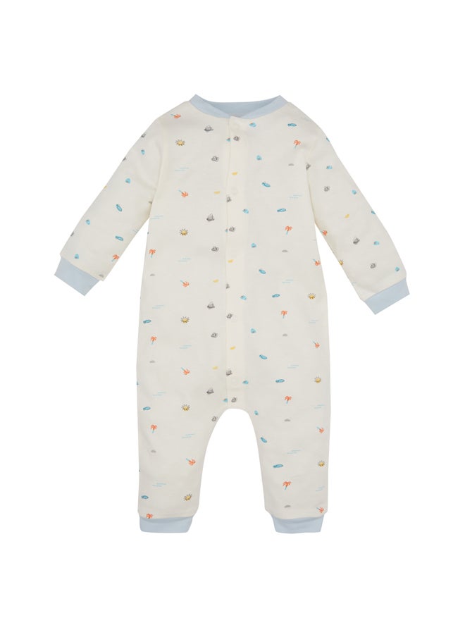DeFacto - Babyboy New Born Regular Fit Baby Neck Long Sleeve Knitted Overalls - Image 1
