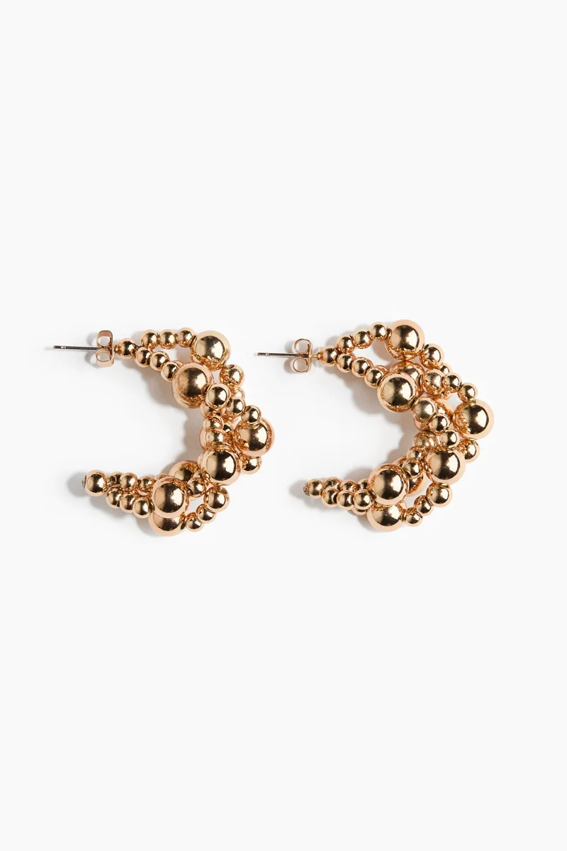 H&M Bubble hoop earrings