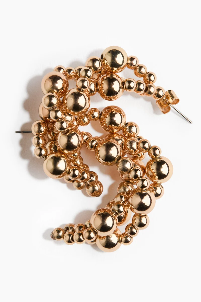 H&M Bubble hoop earrings