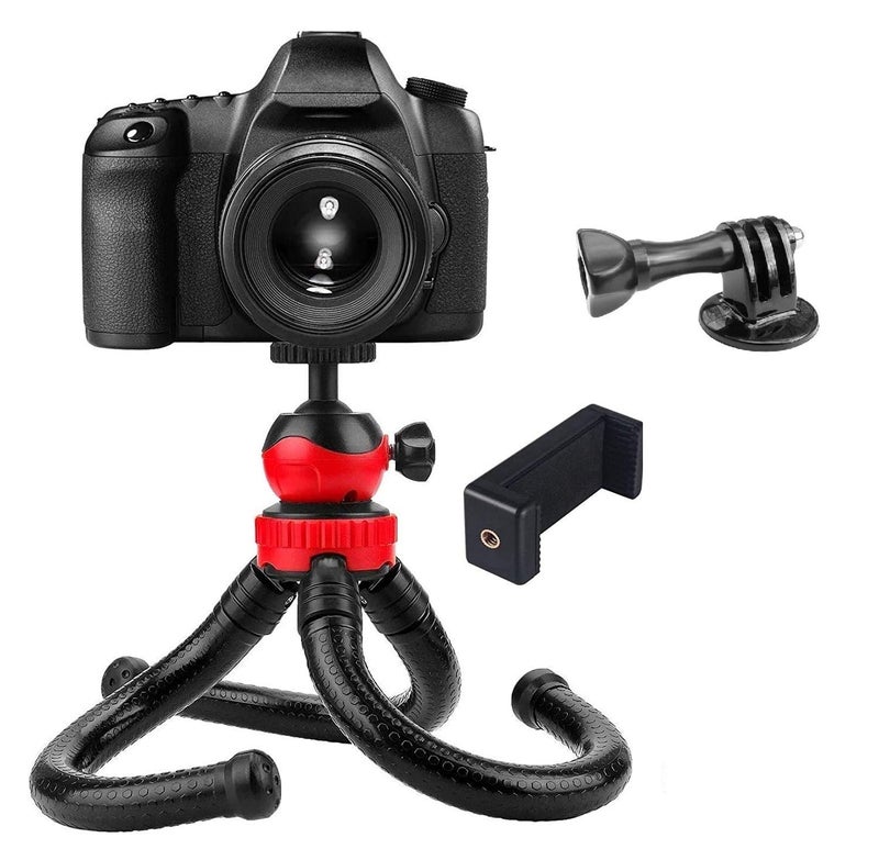 OAHU حامل ثلاثي ® سنك (ارتفاع 13 بوصة) للكاميرا و DSLR والهواتف الذكية مع ملحق موبايل عالمي - جوريلا بود للتصوير الفوتوغرافي، يوتيوبر، تصوير الفيديو، تصوير الأفلام. - Image 1