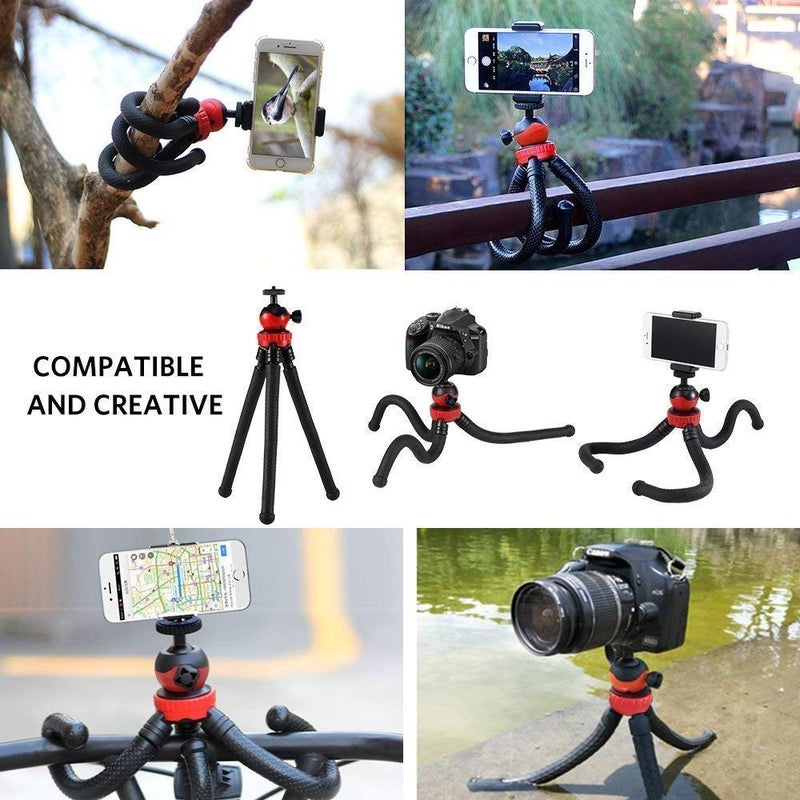 OAHU حامل ثلاثي ® سنك (ارتفاع 13 بوصة) للكاميرا و DSLR والهواتف الذكية مع ملحق موبايل عالمي - جوريلا بود للتصوير الفوتوغرافي، يوتيوبر، تصوير الفيديو، تصوير الأفلام. - Image 4