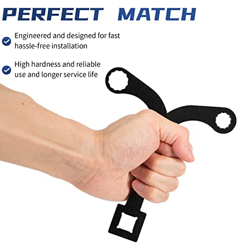 Sunluway 12mm 15mm Turbo Charger Bolt Wrench Tool For Cummins ISB 59L and 67L Turbo Diesel Engines Turbo Charger Bolt Wrench for ChryslerDodgeJeep Replaces 9866B 9866A 9866 - Image 3
