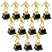 Juvale Soccer Trophy for Kids Plastic Award Trophies Pack of 12 25 x 6 in Gold Black Plastic - Image 3
