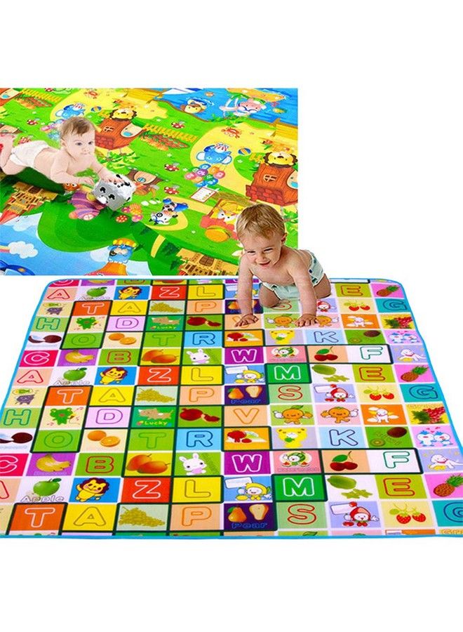 EZ Life 2 Sided Thick Kids Soft Play & Crawling Mat Bicycles (120 Cm X 180 Cm) - Image 4