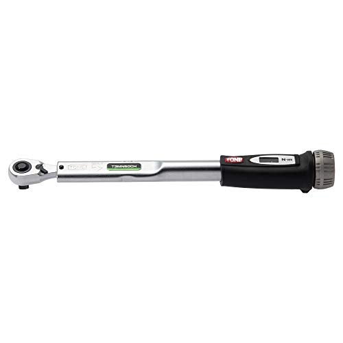 TONE Torque Wrench Preset Type Digital Reading T3MN50CHQL 38 Inch Drive Black Torque Range 1050Nm - Image 1