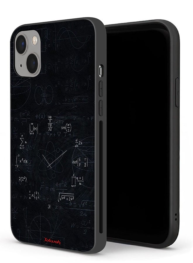 Tolwak Apple iPhone 13 Protective Case Maths Clock - Image 1