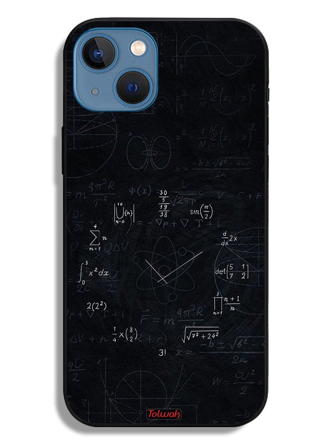 Tolwak Apple iPhone 13 Protective Case Maths Clock - Image 2