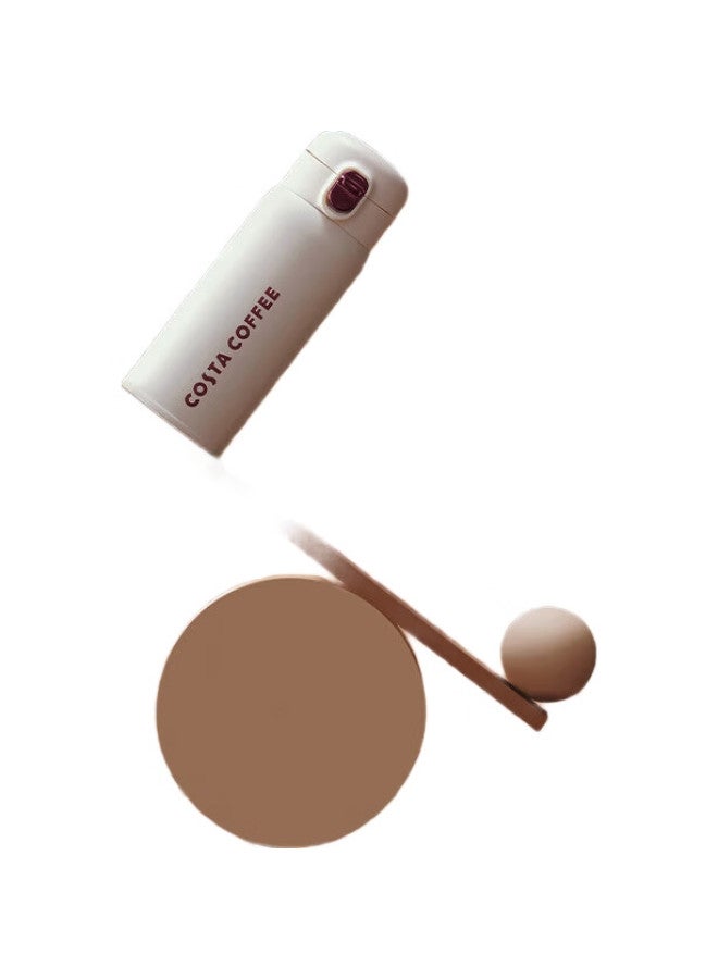 JD.com Jd Jingzao Insulated Mug [Costa Collaboration] Spring Lid Portable Coffee Cup For Men And Women, Stainless Steel Water Bottle, 350Ml - Image 2