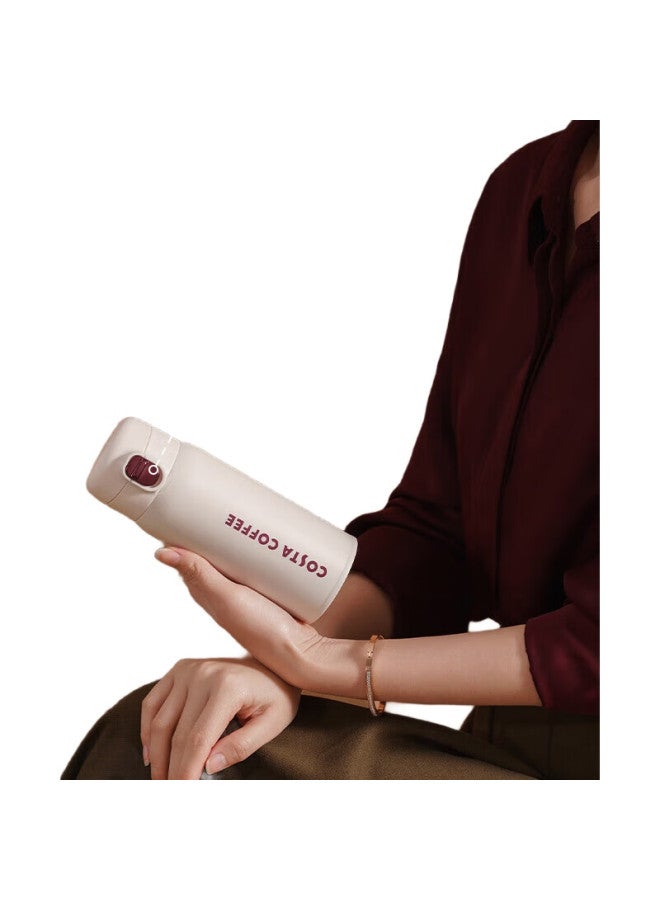 JD.com Jd Jingzao Insulated Mug [Costa Collaboration] Spring Lid Portable Coffee Cup For Men And Women, Stainless Steel Water Bottle, 350Ml - Image 3