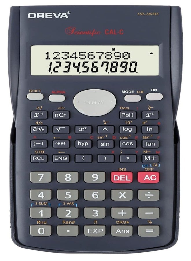 Oreva 2-Line Engineering Scientific Calculator, Suitable for School and Business (Black) - Image 2