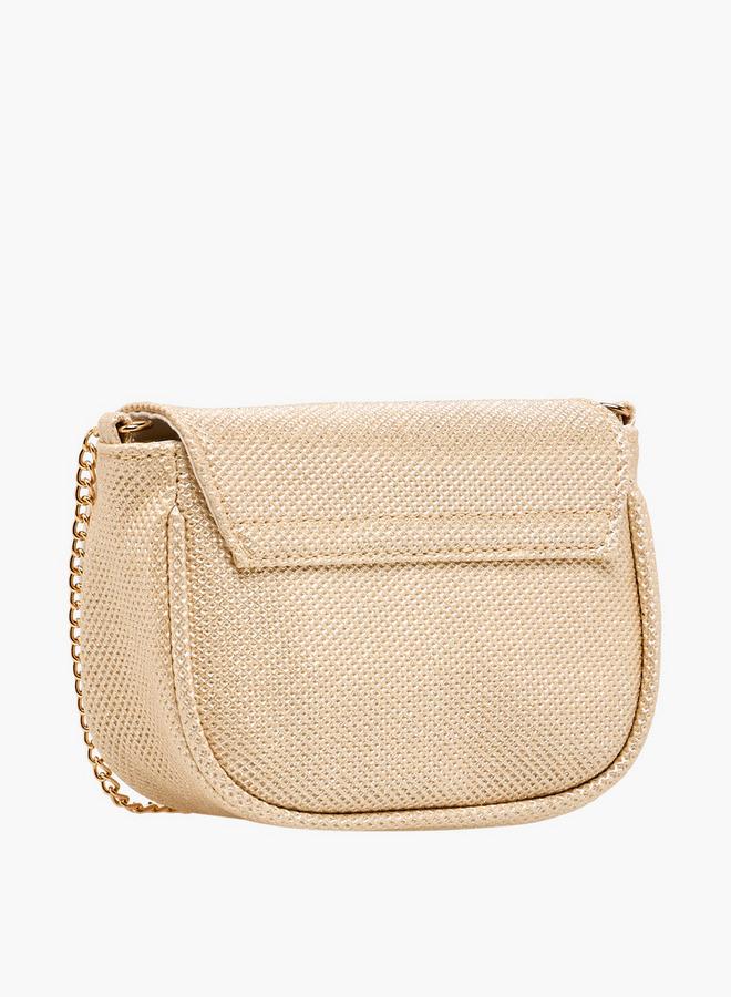 فلورا بيلا من شو إكسبرس حقيبة فلورا بيلا كروس بودي مزينة بفيونكة مع حزام سلسلة مجموعة رمضان - Image 4