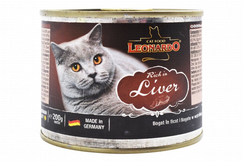 Leonardo Wet Cat Food with Liver for Adult Cats - 200 gr - Image 1