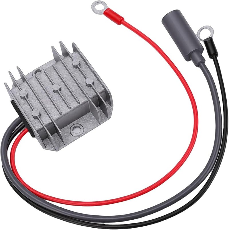 12V to 30V Step Up Converter Adapter Mini Dish Fit Black - Image 1