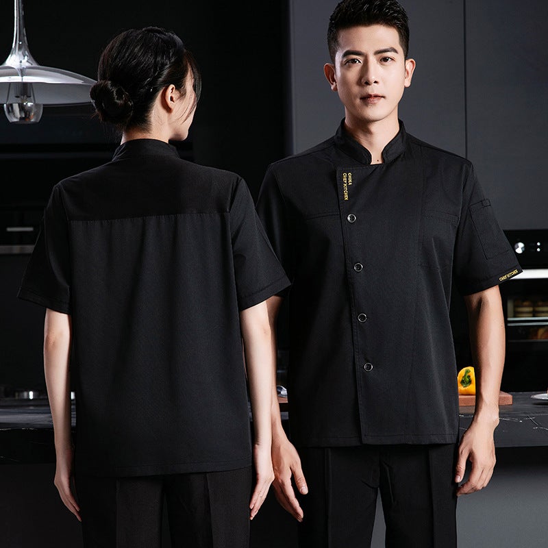 New Catering Chef Work Clothes Long Sleeve Clothes For Men And Women Plus Size Suit Restaurant Restaurant Kitchen Uniform Enlarge - Image 1