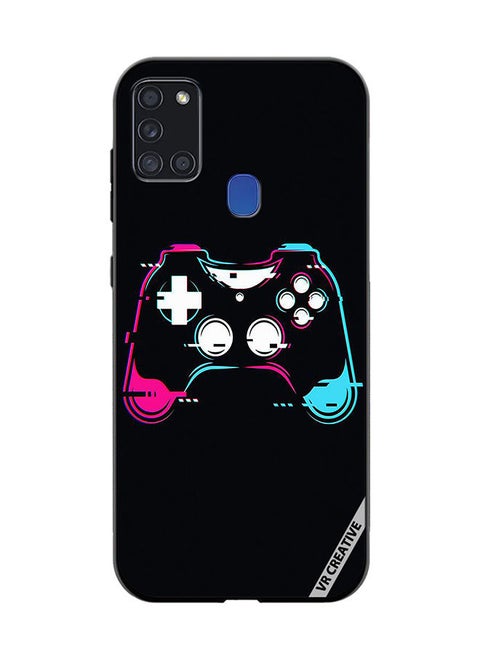 Protective Case Cover For Samsung Galaxy A21s Controller Setup Ps5 Ps4 Design Multicolour